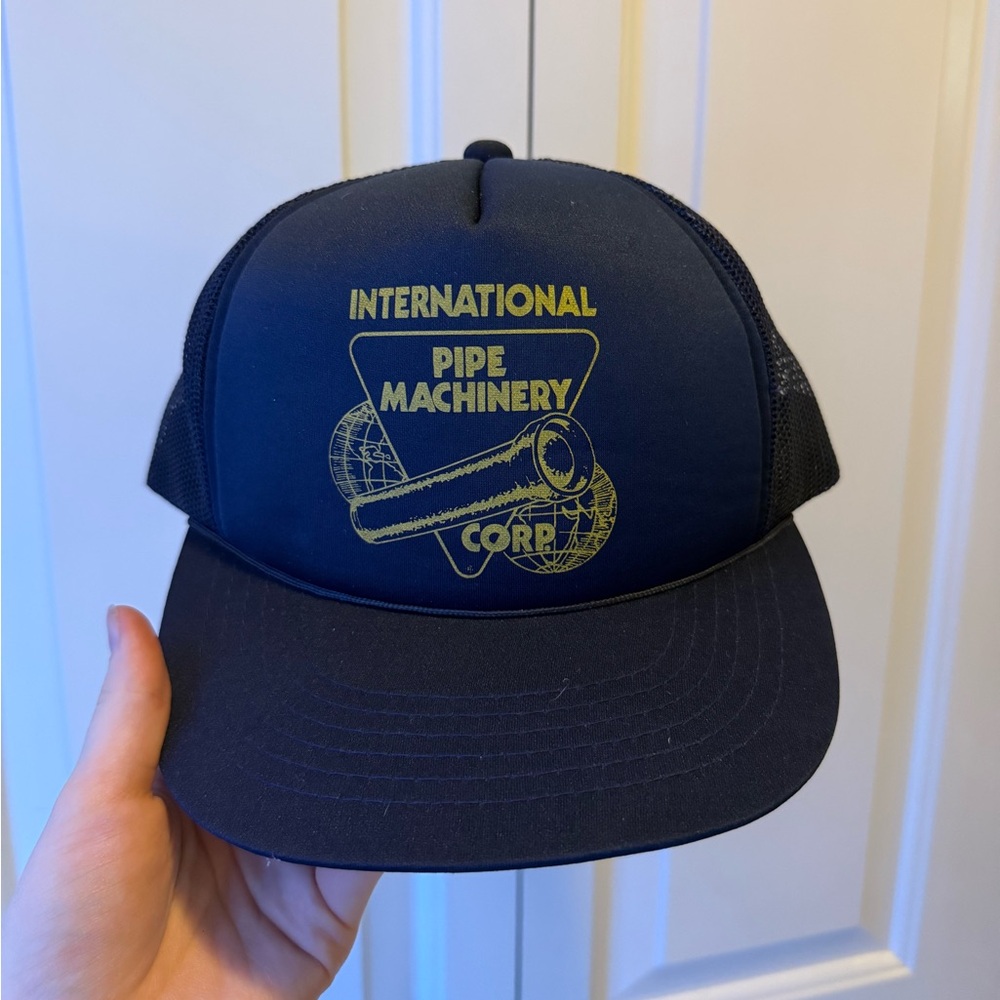 Navy Trucker Hat